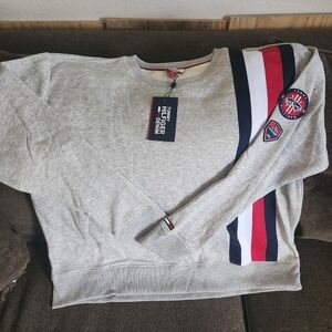 NWT Tommy Hilfiger Denim Sweater Womens Size L